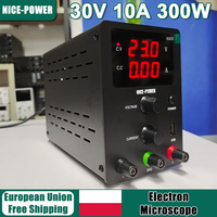 Nice-Power 30V 10A 300W Adjustable DC Power Supply USB 5V 2A Bench Voltage Regulator R-SPS3010 Phone Repair Charging Tools