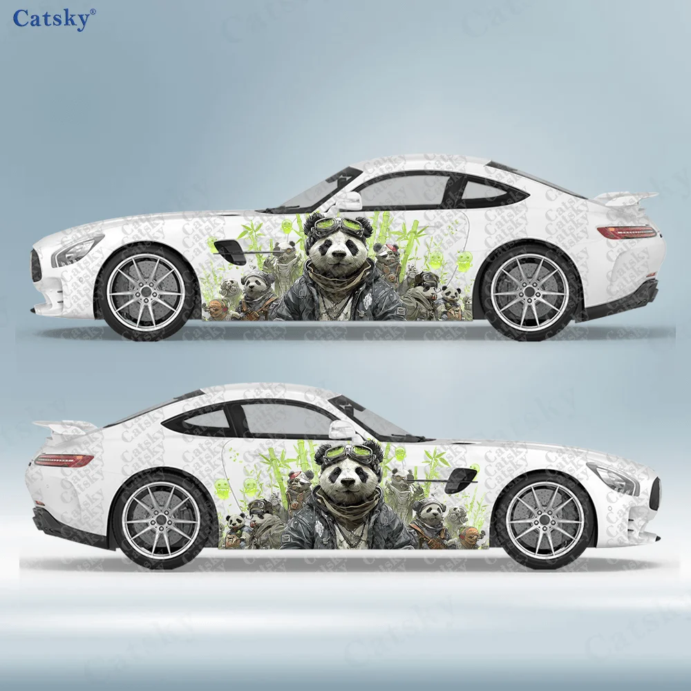 2-adesivi-per-auto-cyberpunk-panda-resistenti-anti-sbiadimento-migliorano-l'estetica-del-tuo-veicolo-con-un-design-artistico-audace-rivestimento-in-vinile-per-auto