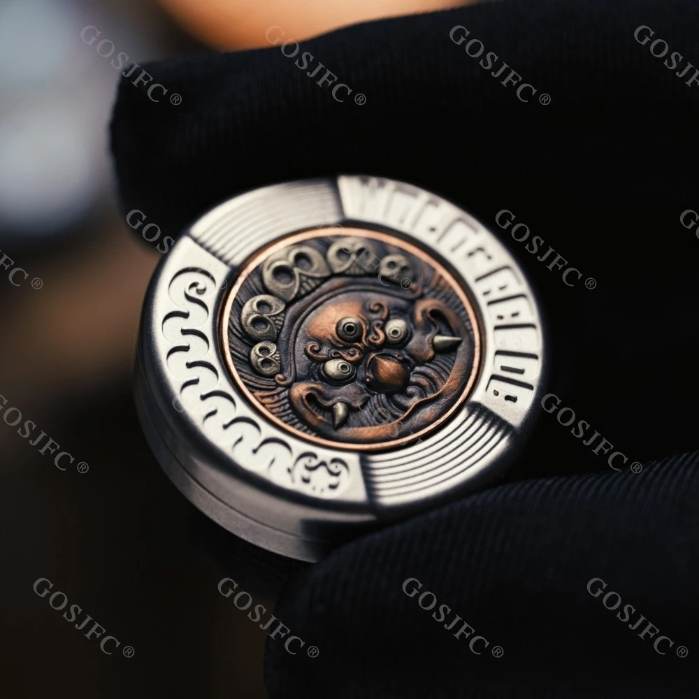 ACEdc オリジナル & YOLO STUDIO メカニカルミルクキャップ 3 ハプティックコイン フィジェットスピナー ストレス解消おもちゃ 大人向けフィジェットトイ