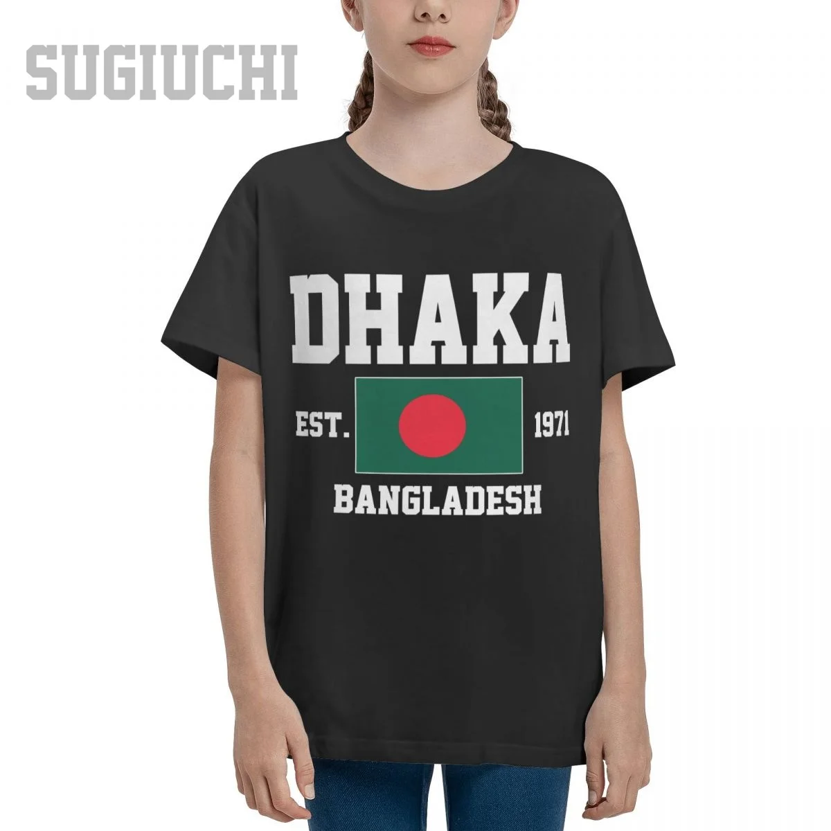 Unisex Youth Boy/Girl Bangladesh EST.1971 Dhaka Capital T-shirt Kids tshirt tee 100% Cotton T Shirt o-neck short sleeve Children