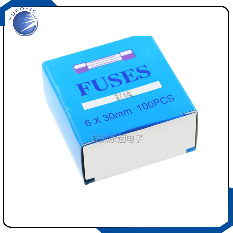 10 Buah/Lot 250V3A 6*30 Sekering Keramik 250V 3A 6X30MM Sekering Cepat F3A 6*30MM