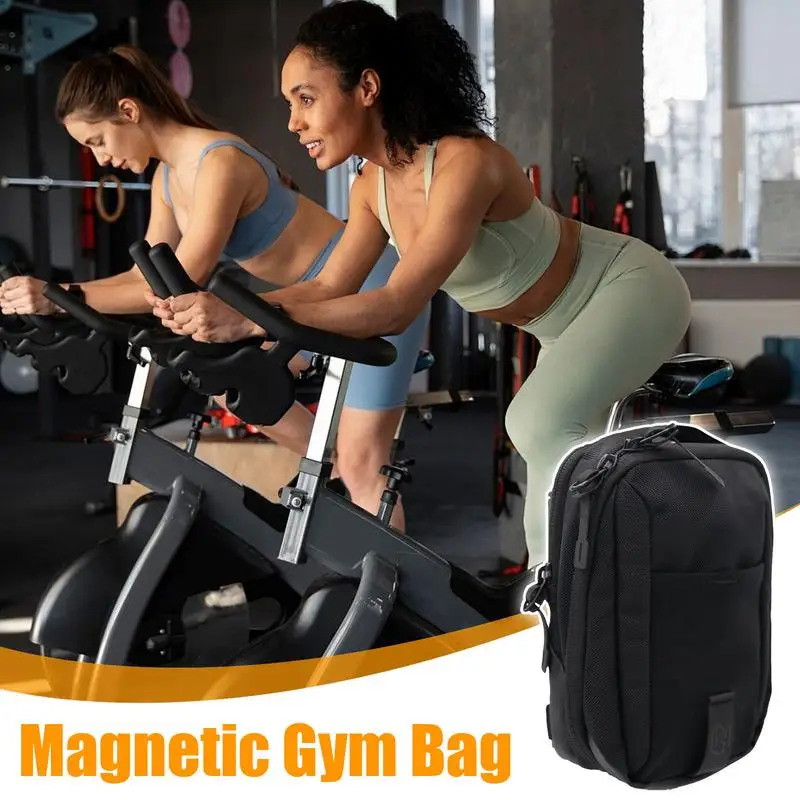 

Magnetic Gym Bag for Men and Women Unisex Sling Bag for Gym Waterproof Sports Accessories for Phone Headphones Cards Wallet and