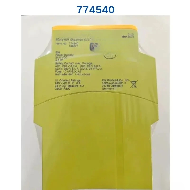 Nuevo para relé PNOZ XV3 774540 en stock