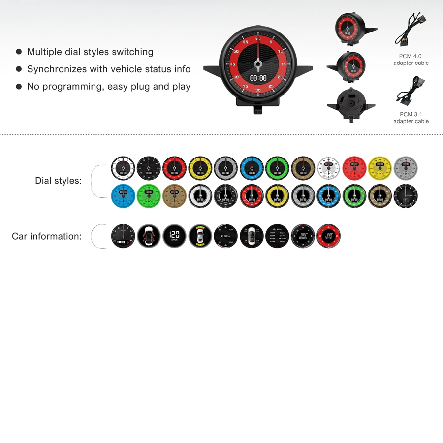 for Porsche Macan 2014-2021 LCD Smart Stopwatch Interior Dashboard Central Clock Compass Electronic Time Meter Car Upgrade
