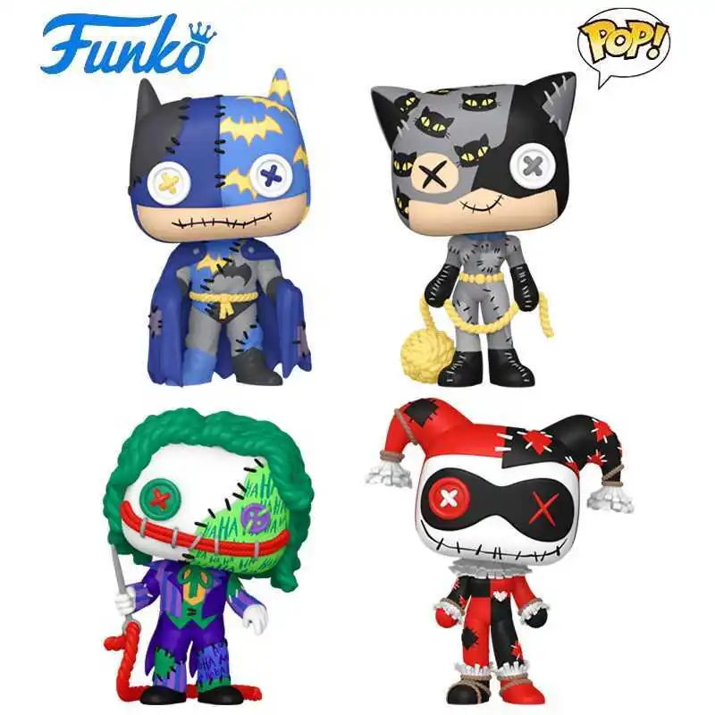 

Funko POP Original Genuine Batman Catwoman Joker Harley Quinn Action Figure Toys for Boys Girls Gift Collectible Model Ornaments