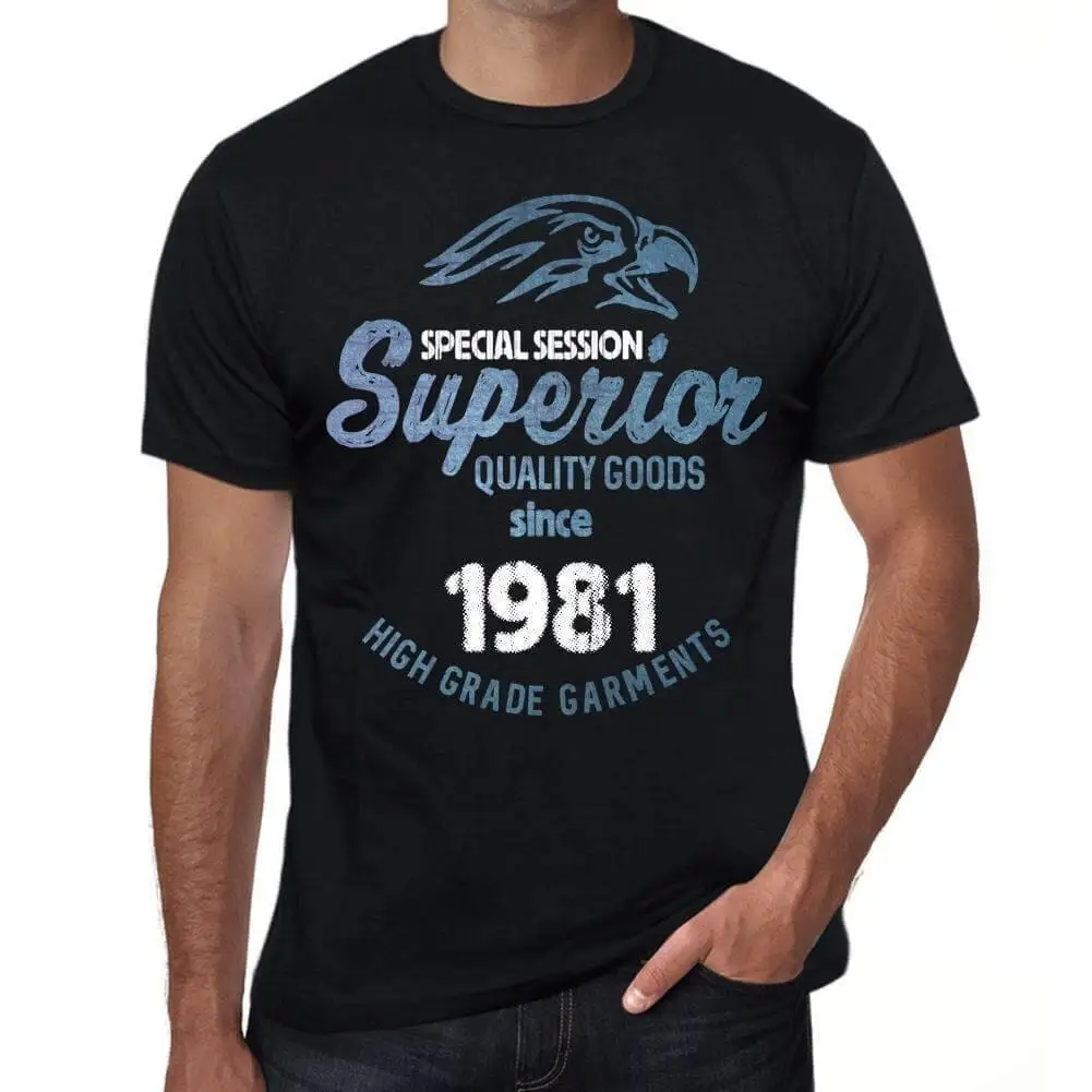 Ultrabasic Men'S T Shirt Special Session Superior Quality Goods Since 1981 43Rd Birthday Vintage Te