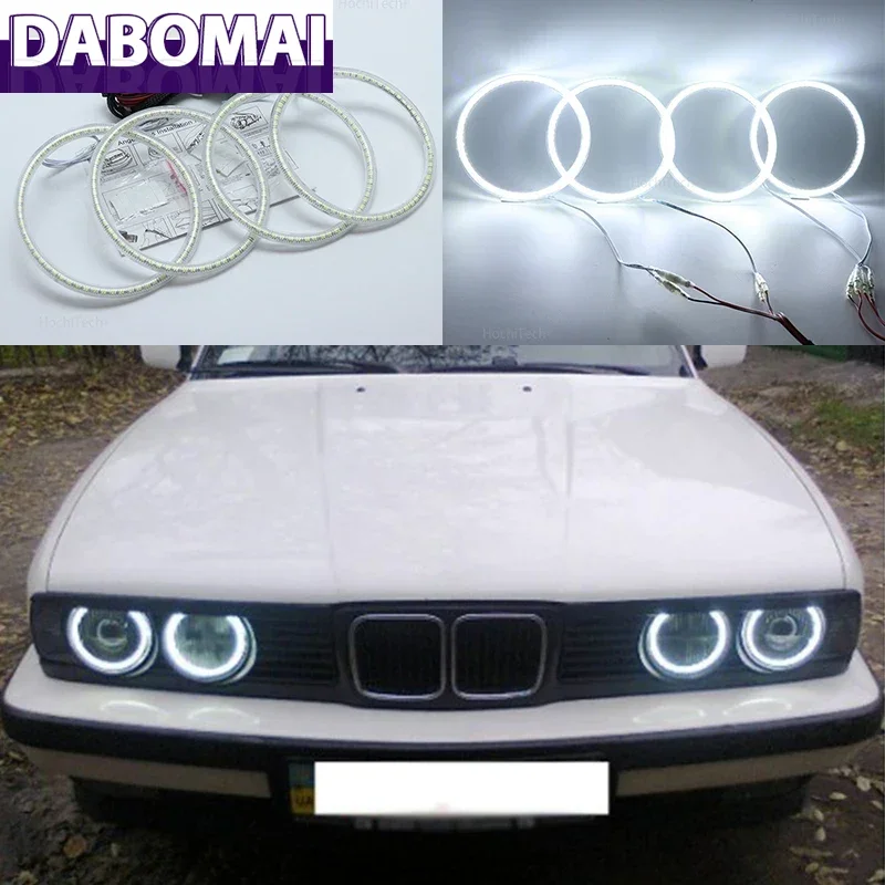 

Daytime Running Lights for BMW E30 E32 E34 Super Bright White Color 3528 SMD Led Angel Eyes Kit Daytime Running Light DRL LED