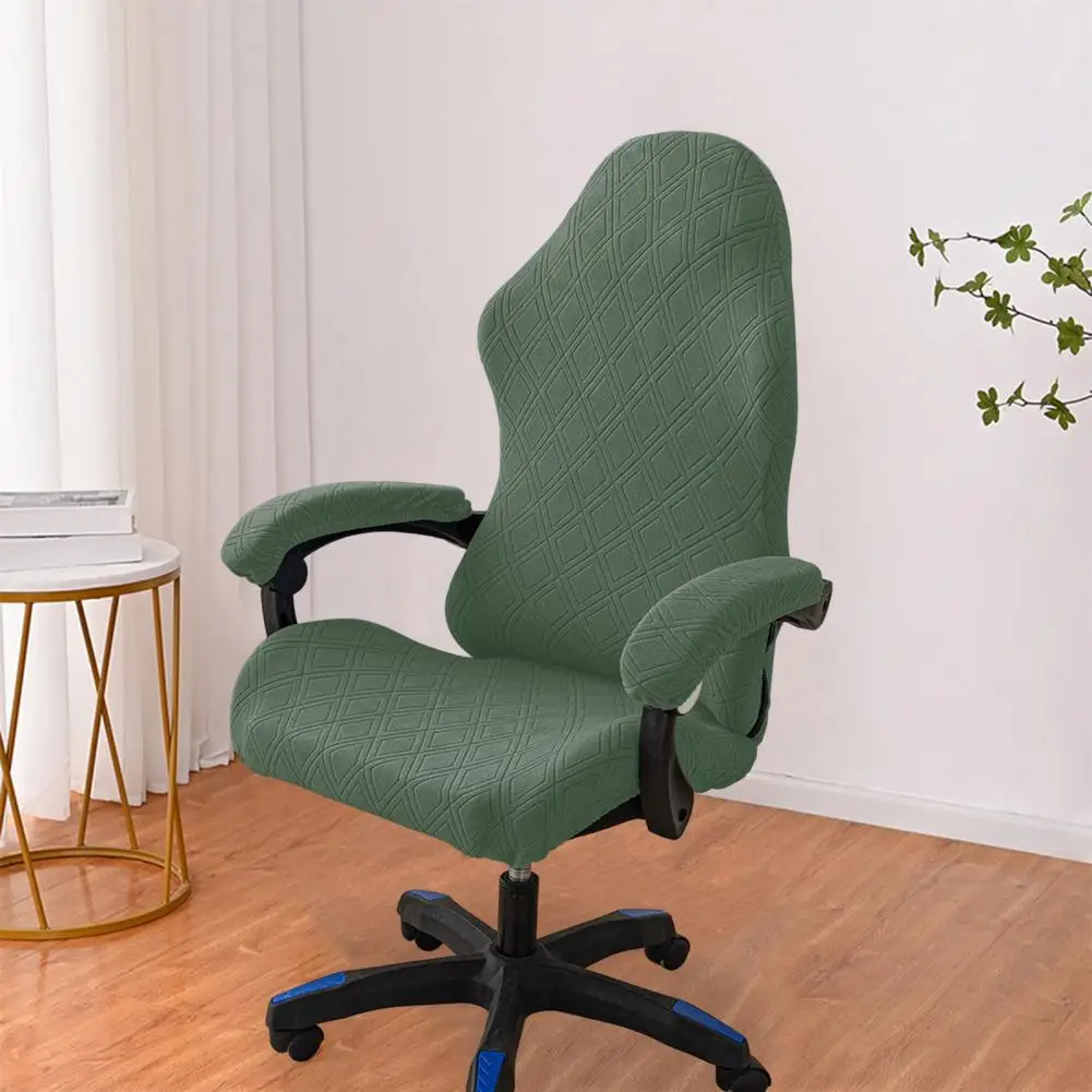 Breathable Chair Cover Universal Gaming Chair Cover Elastic Fabric Seat Protector Wear-resistant Moisture-wicking Breathable