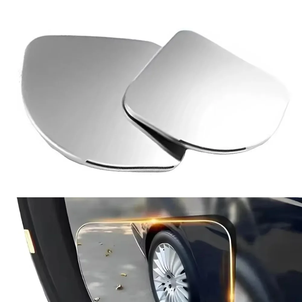 

Car-Mount Blind Spot Mirror 2pcs Built with Optical Glass and 360 Degree Adjustable Clamp for Stable Wide-Angle Viewing