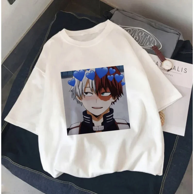 Japanese Anime My Boku No Hero Academia Katsuki Bakugou Graphic T Shirts Summer Harajuku  Vintage Women Men Cartoon T Shirt Tops