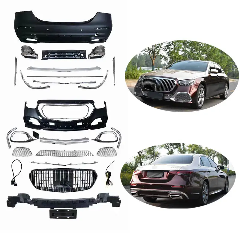 

E class w213 Body Kit Facelift to for Mercedes W213 E Class E350 E300 E260 E200 Car Bumpers