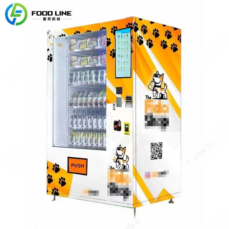 Customized Pet food bank vending machines are very popular in the United States