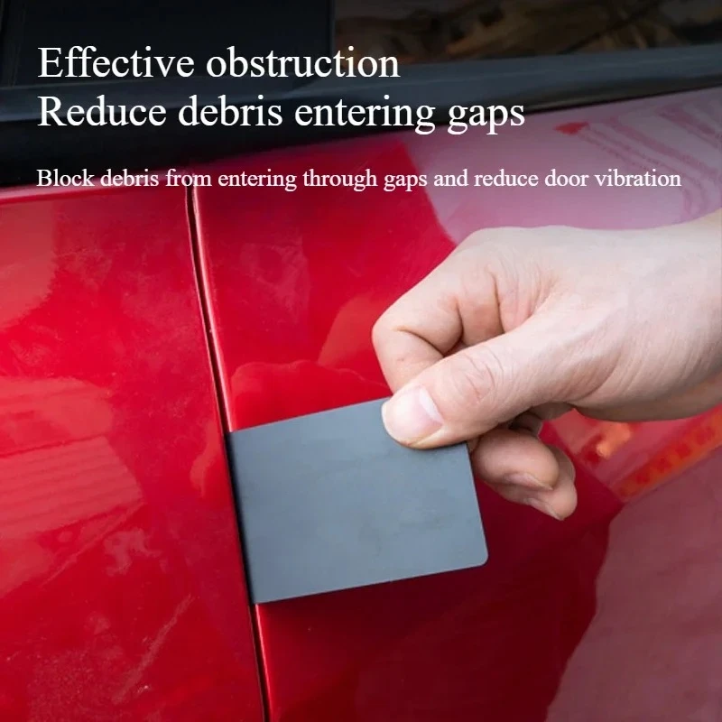 For Tesla Model 3 Model Y Juniper 2025 Door Rubber Seal Soundproof Weather Stripping Trim Wind Noise Reduction Kit Accessories view 5