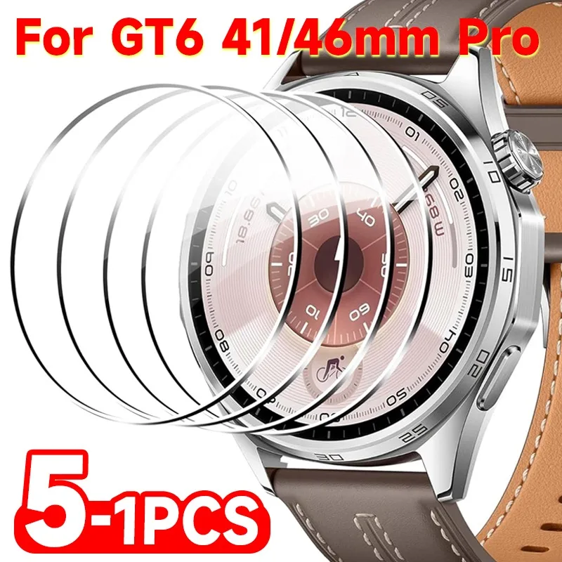 

Защитная пленка для экрана 9H для Huawei Watch GT 6 Pro, пленка из закаленного стекла премиум-класса, защита от царапин для Huawei Watch GT6 46 мм 41 мм