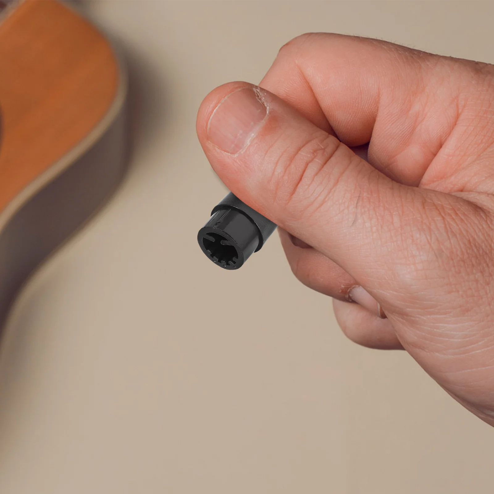 

5Pcs Plastic Knob Caps Black Half Shaft Potentiometer Amplifier Volume Control Replacement Guitar Audio Knobs Knob Cap