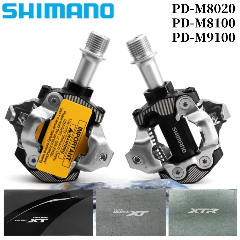 

SHIMANO PD M9100 M8100 M520 M540 M8020 MTB Mountain Bike Pedals Bicycle Self-locking Pedal Shimano Deore XT XTR Pedals