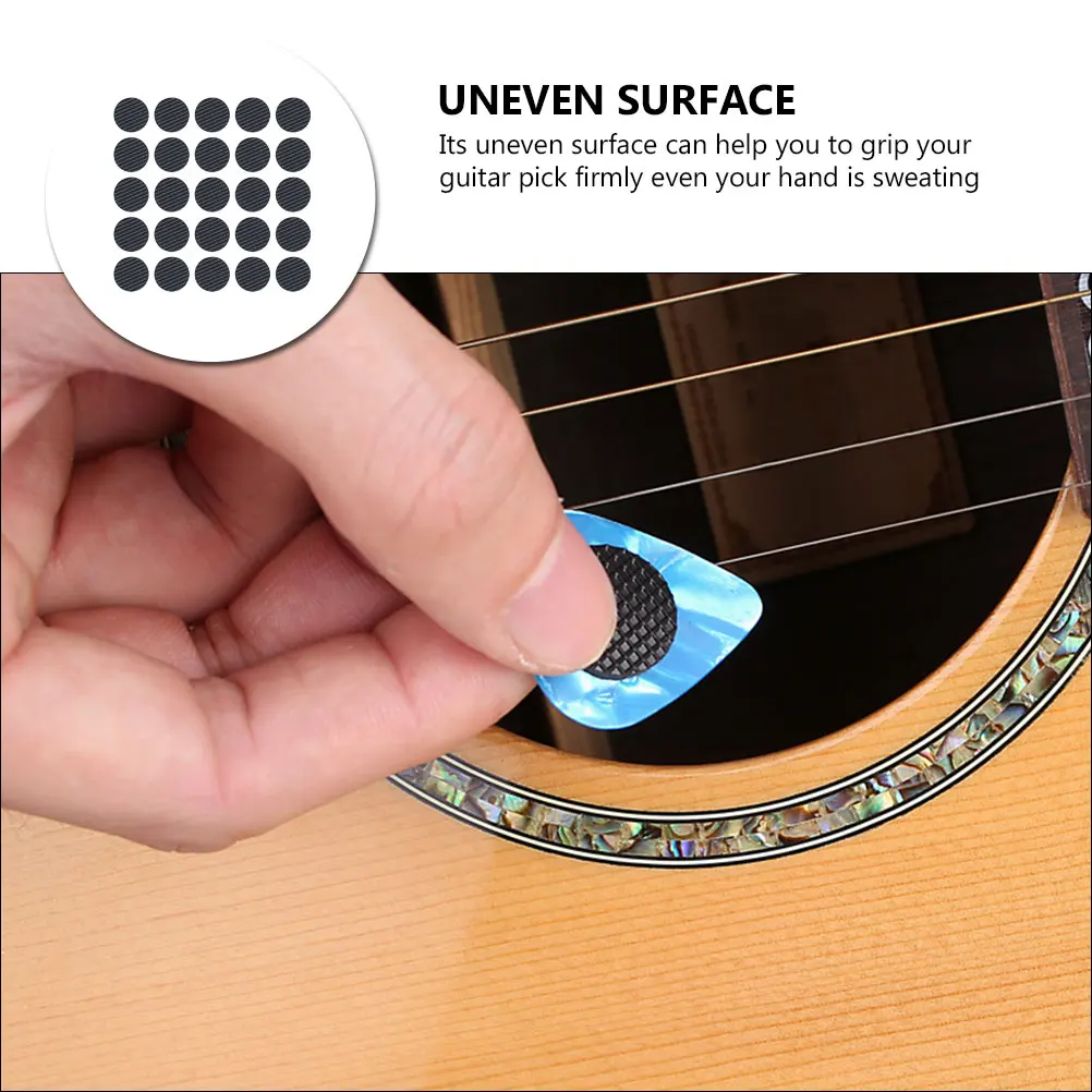 

Guitar Pick Rubber Grips Guitar Pick Rubber Grips Self-adhesive Guitar Pick Grips Guitar Anti-slip Supplies