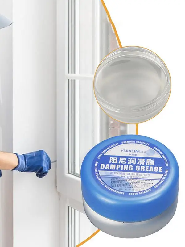 شحم التخميد اللزوجة العالية اللزوجة العالية شحم عازل ميكانيكي مضاد للصدأ تلميع جلخ شحم التشحيم للمطاط