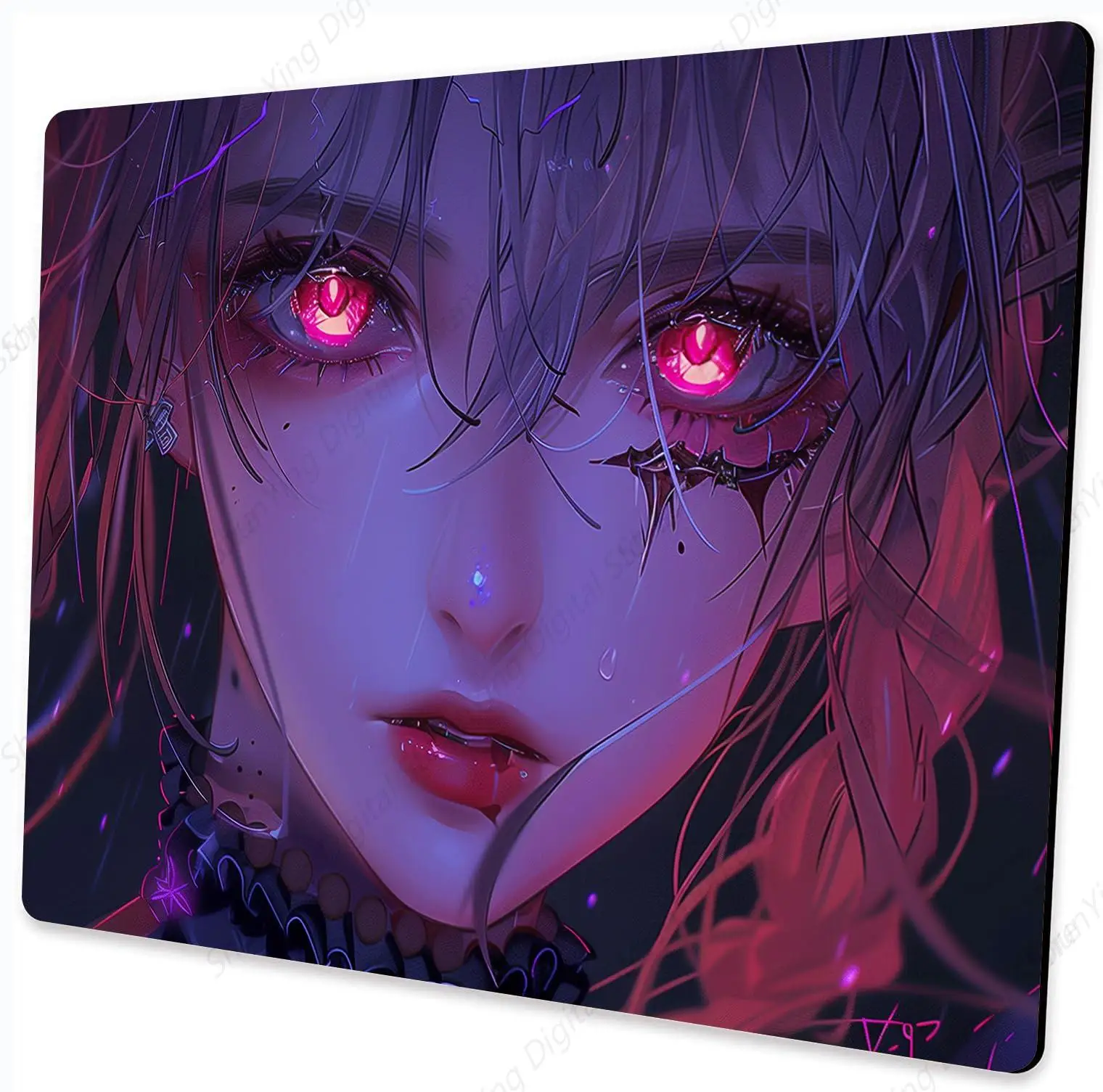 Tapis de souris de jeu carré Anime Girl, tapis de souris en caoutchouc antidérapant, ordinateur portable, ordinateur de bureau, cadeau cool, 25x30cm