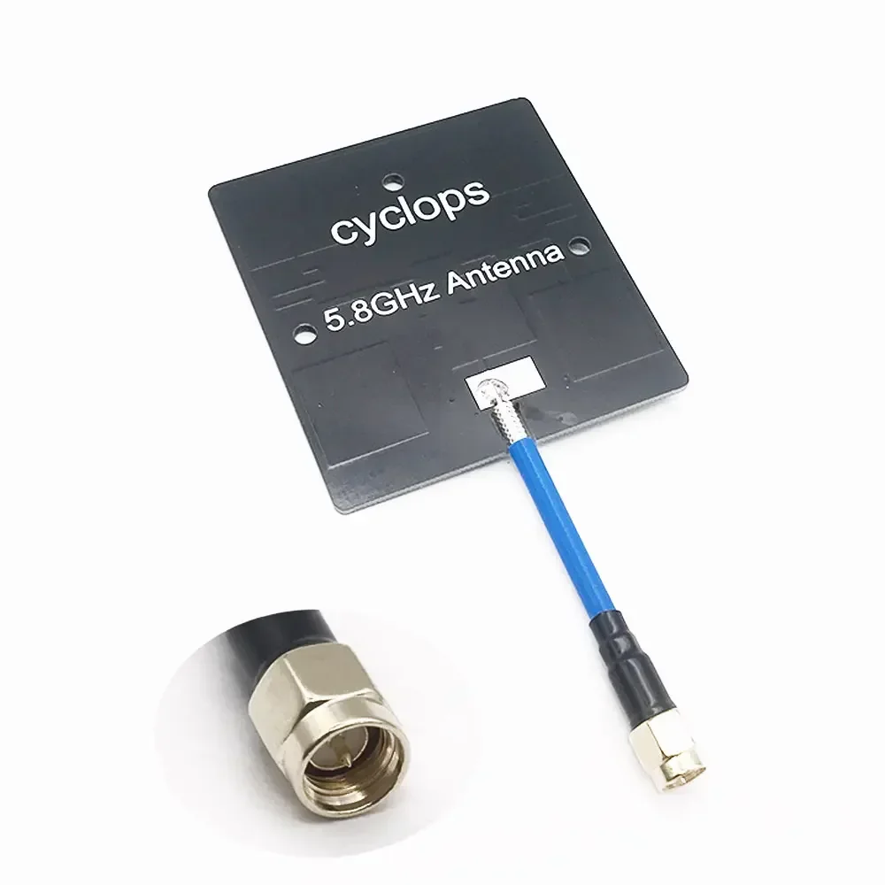 5.8G 14dBi High Gain Directional Patch Antenna-RP-SMA/SMA Connector for Fixed-wing RC FPV Receiver,Drone,Quadcopter,FPV Systems