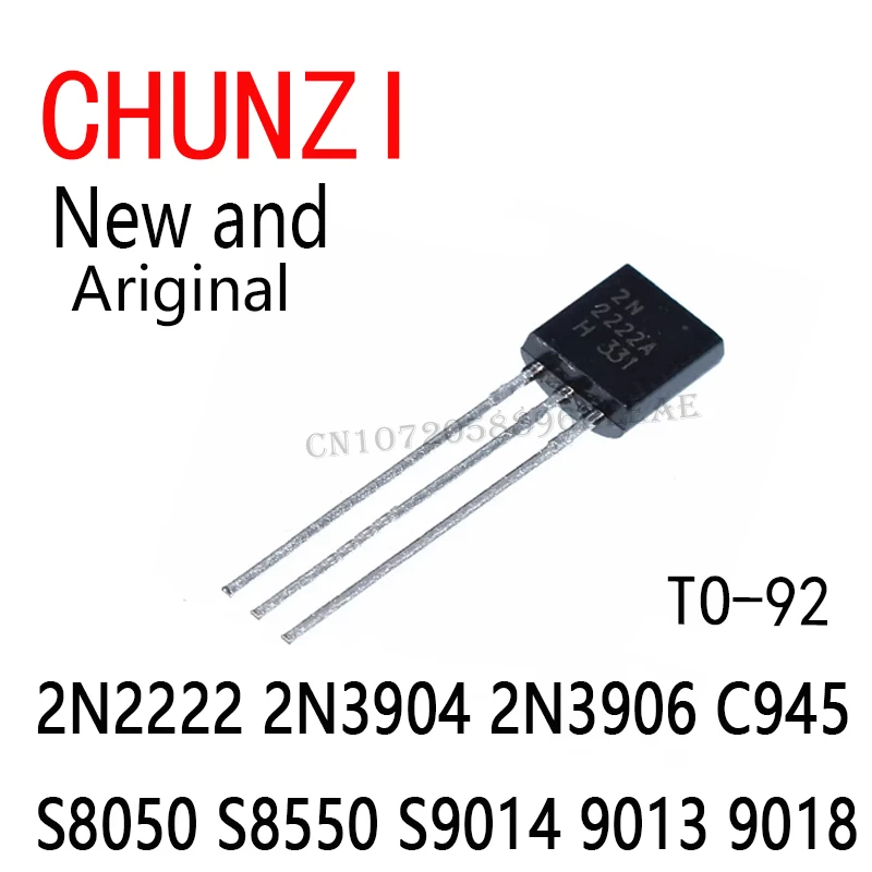 600 قطعة 15 قيمة X 40 قطعة الترانزستور TO-92 مجموعة متنوعة BXV الترانزستورات 2N2222 2N3904 2N3906 C945 S8050 S8550 S9014 9013 9018