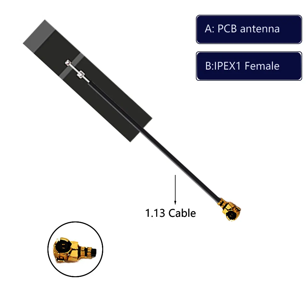 2.4G 5G FPC small size soft antenna ZigBee Bluetooth wifi 5.8G dual band patch built-in antenna