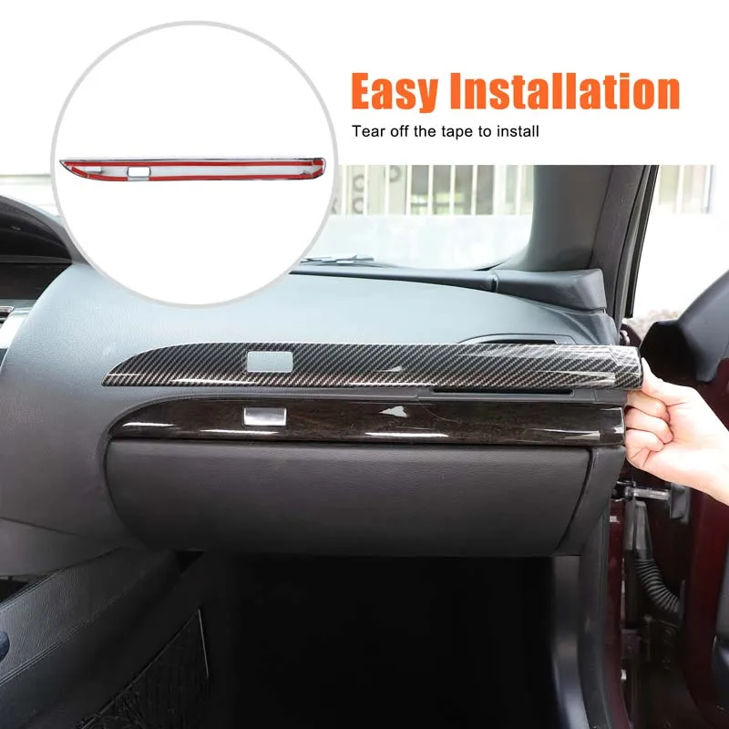 

Для BMW 6-й серии E63 E64 2004-2009 ABS автомобильный второй пилот приборная панель декоративные полоски крышка накладка наклейка автомобильные аксессуары