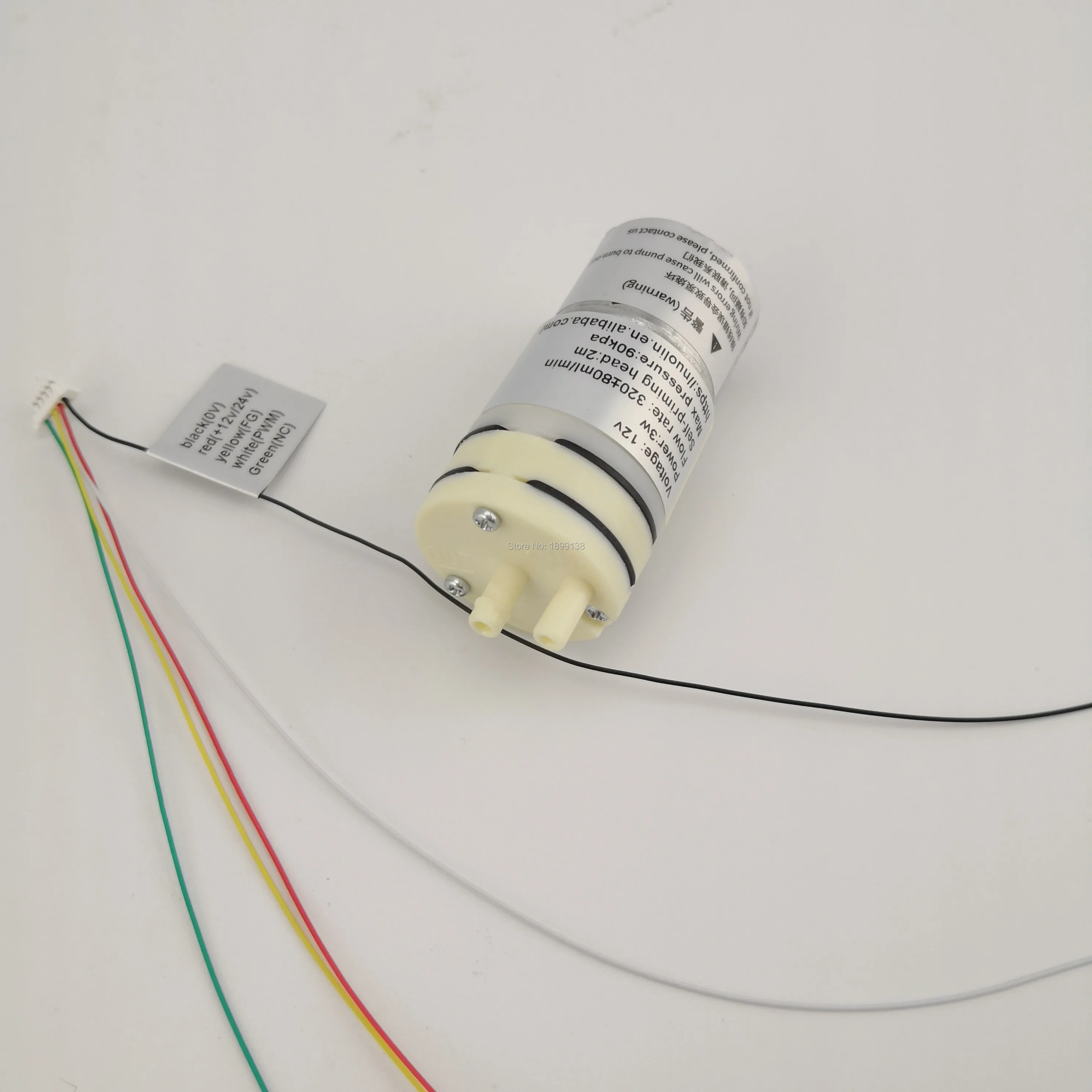 Mute DC 12v 24V 3W Brushless motor mini diaphragm liquid pump self priming for laboratory