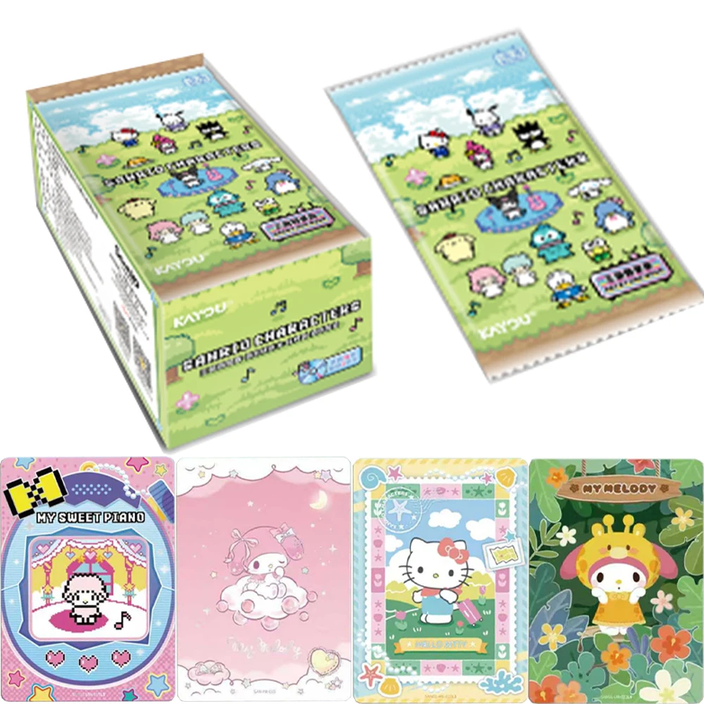 

KAYOU Официальные карты Sanrio Forest Music Series Classic Pack, Hello Kitty & My Melody Life Diary, тематический коллекционный подарок для фанатов