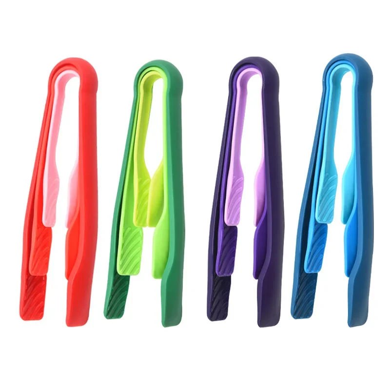 3 stks/set PP Voedseltang Keukentang antislip Koken Clip Klem BBQ Salade Gereedschap Keuken Accessoires Cake Voedsel clip