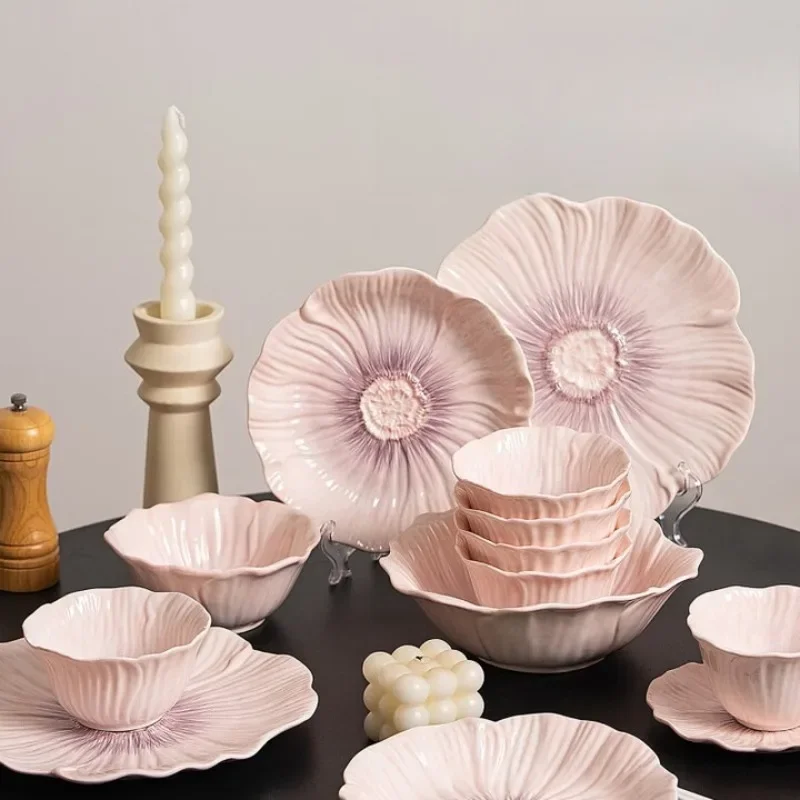 

Tableware set, underglaze color dishes, household moving gifts, housewarming, new home, dishes, dishes and chopsticks, high