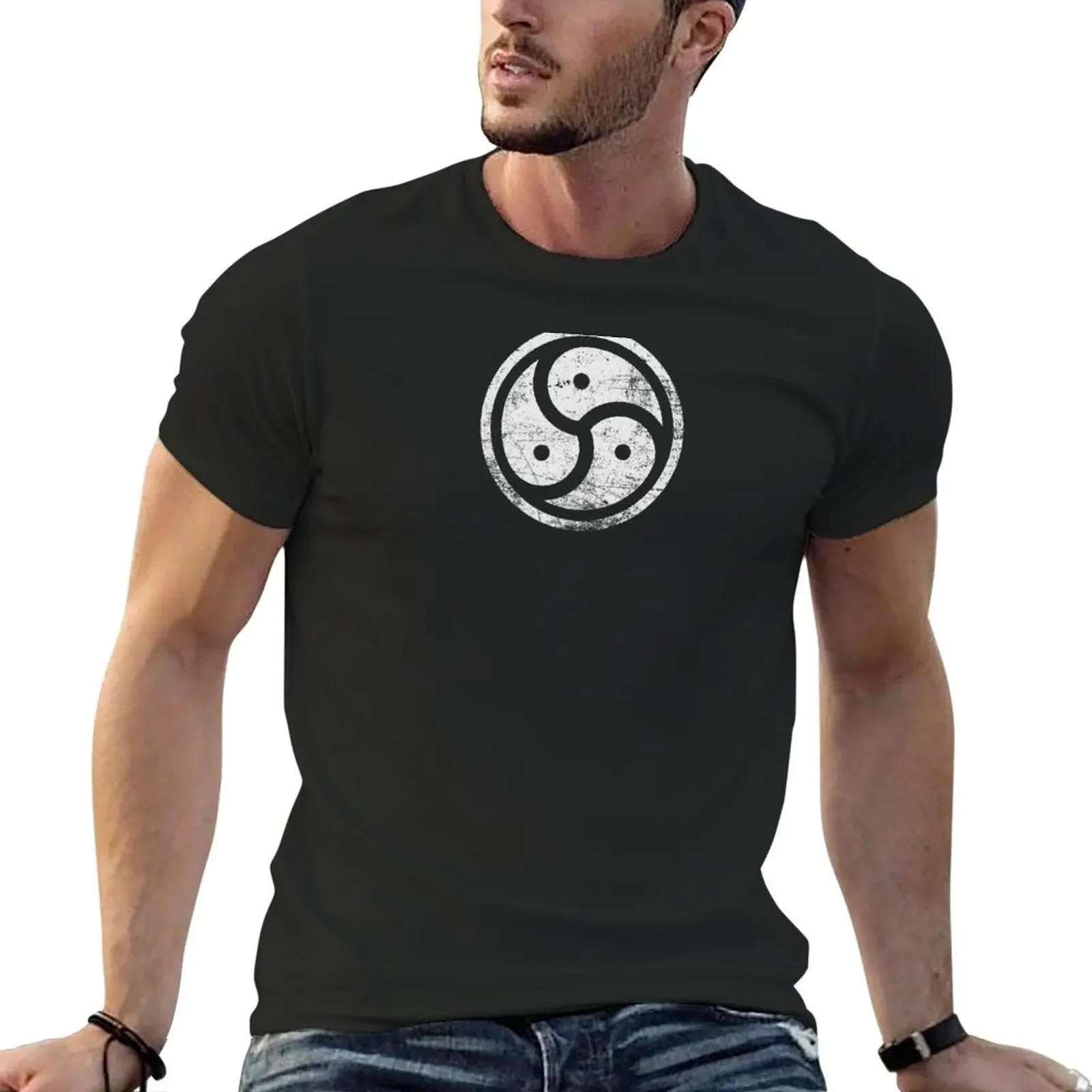 BDSM Triskelion T-Shirt man t shirt tees oversized t shirt men