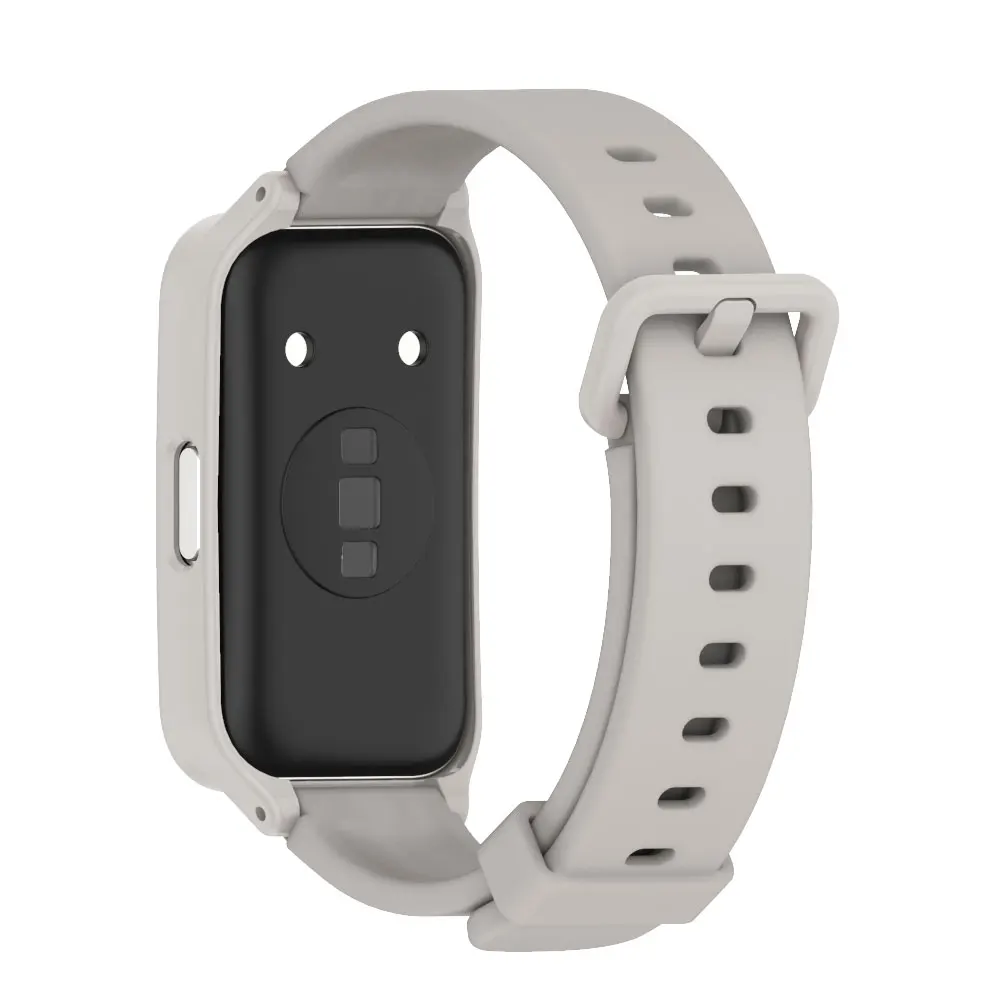 Correa pulsera para Huawei Band 10 9 8 con estuche de TPU Protector de pantalla de reemplazo Circunferencia de muñeca pequeña Correa de reloj para niñas y mujeres