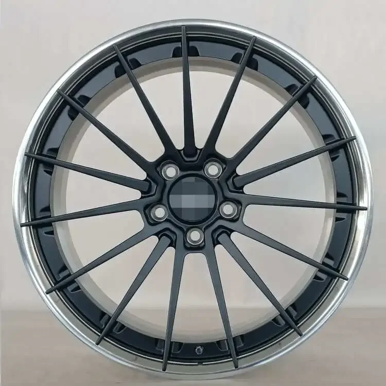 16/17/18 /19 20 21 22 inch PCD 5x 100/108/112/114 .3 black finish forged car alloy wheels made in China