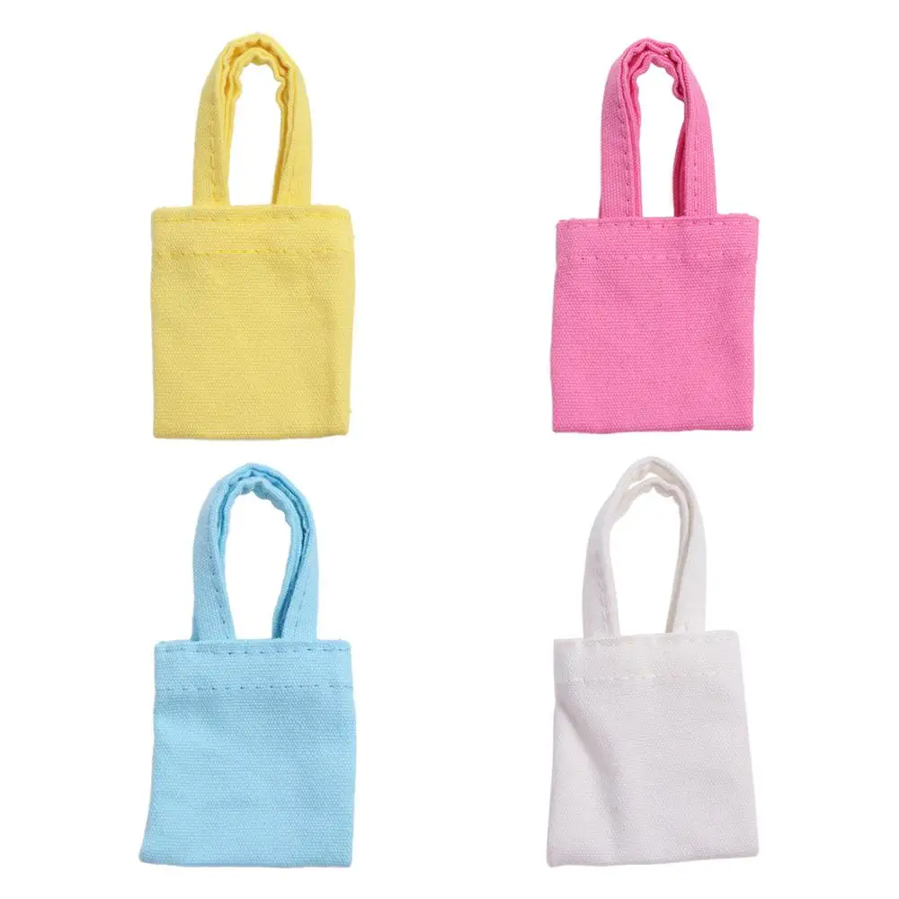

Accessories Changing Dressing Canvas Bag Handmand Decor Handbag Multicolor Dress Up Miniature Bag Children's Gift