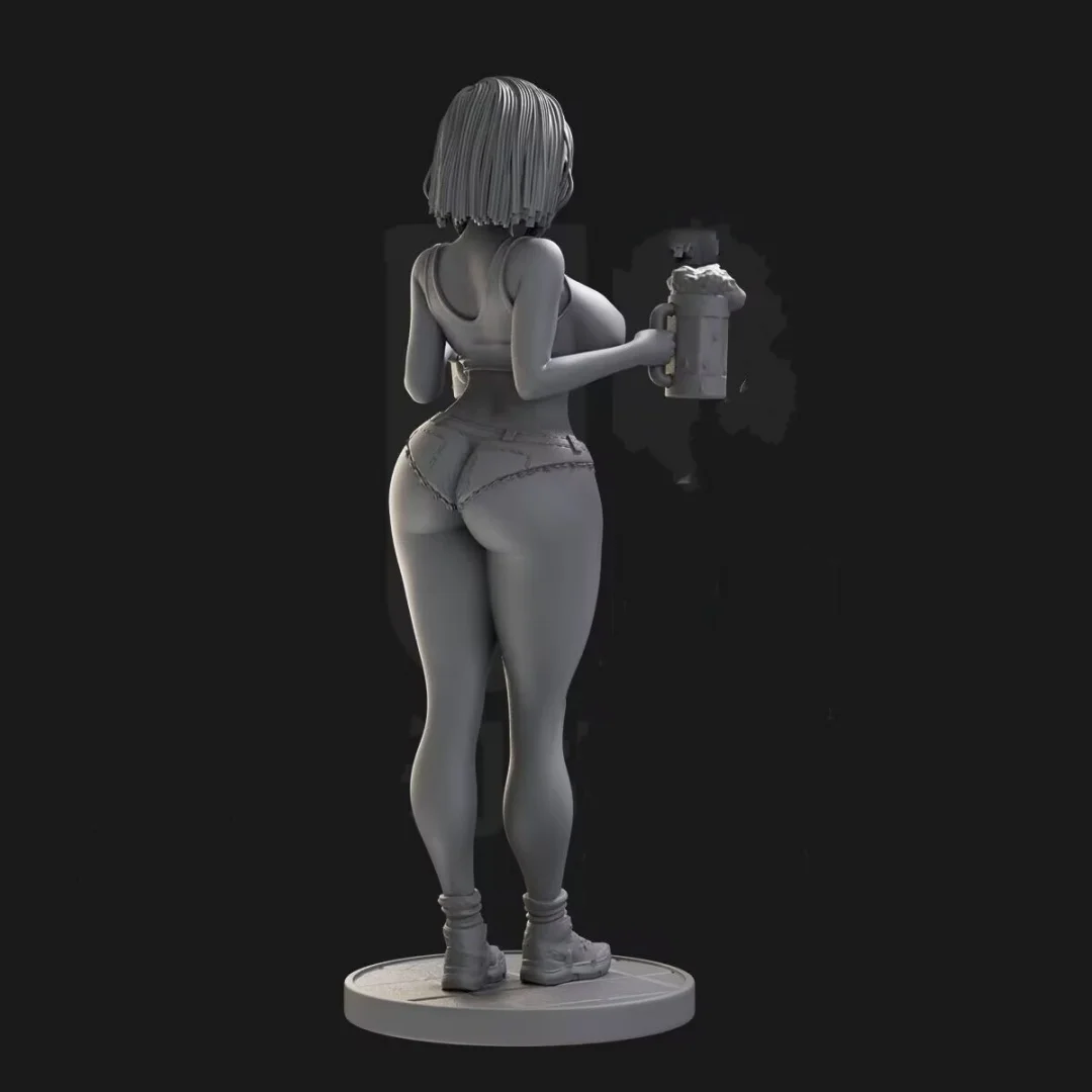 Figurine en résine à assembler, Kit de modèles, personne artificielle 18, jouet d'impression 3D non peint, échelle 1/24