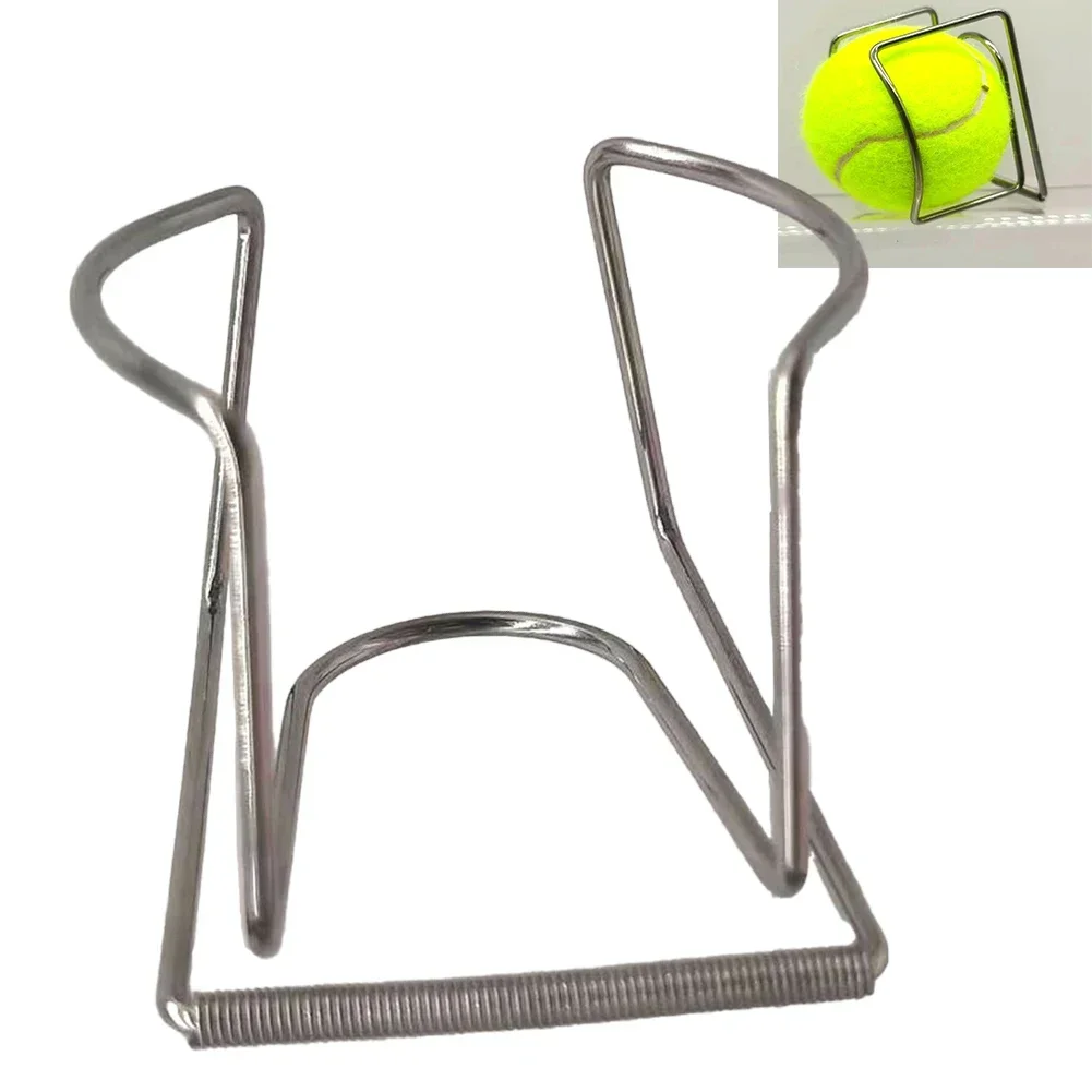 1pc Tennis Ball Waist Clip Holder Stainless Steel Tennis Ball Waist Clip Holder For Pickleball Tennis Trainings Accessories