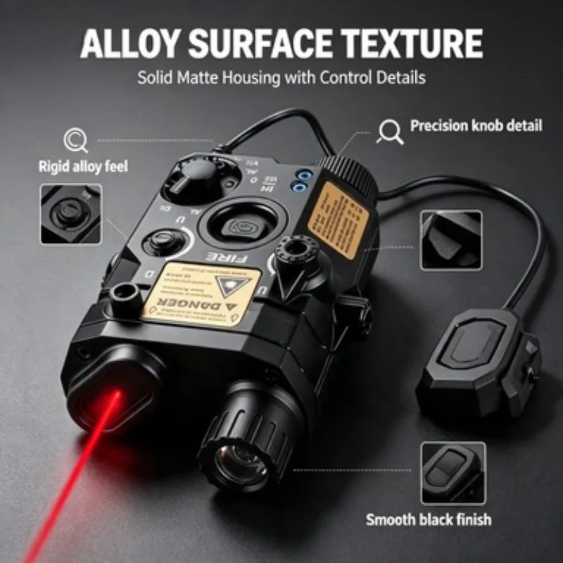 Rifle Hobby Desktop Decoration Alloy PEQ15 Light Box Uniform Red Green Brightness M300A M600C Dual Control Holiday Gift