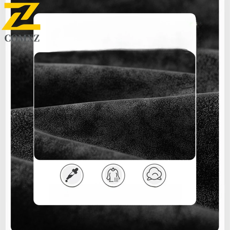 COMXZ New Men Leather Jacket Fashion Camping Multi Functional Coat Casual Hiking Lightweight Comfortable Streetwear Autumn Coats