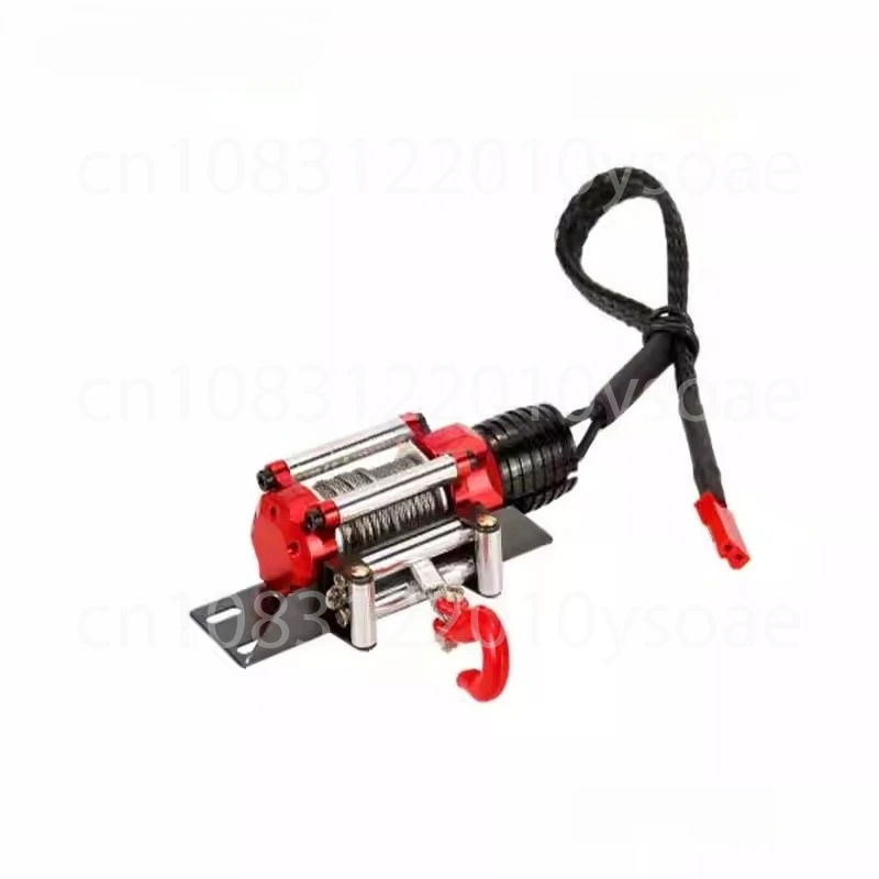 1/10 Scale Rock Crawler Metal Winch TRX4l SCX10 RC4WD D90 Electric Winch Steel Cable