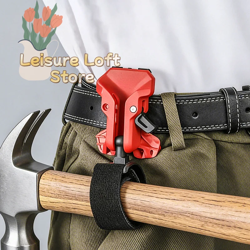 Self-locking Drill Holder Belt Clip Quick Release High-hardness Quick-hook Tool Holder Portable Tool Organizer