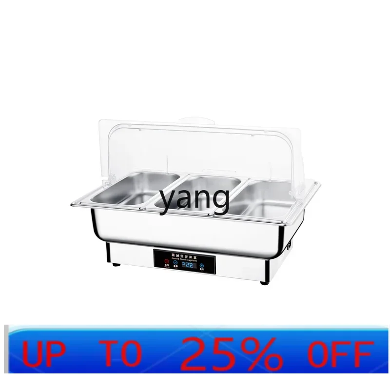 فرن بوفيه من الفولاذ المقاوم للصدأ LTT فرن بصري تجاري شفاف صدفي تسخين كهربائي وثقيلة #1