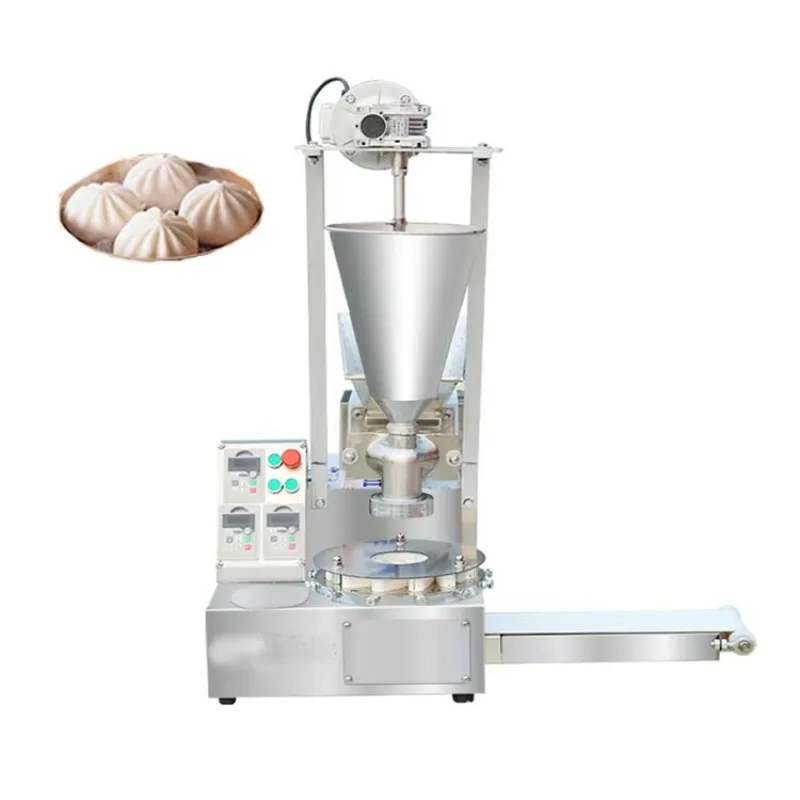 2026Automatic Steamed Bun Making Machine Momo Filling Stuffed Bun Meat Pao Forming Machine Baozi Making Machine
