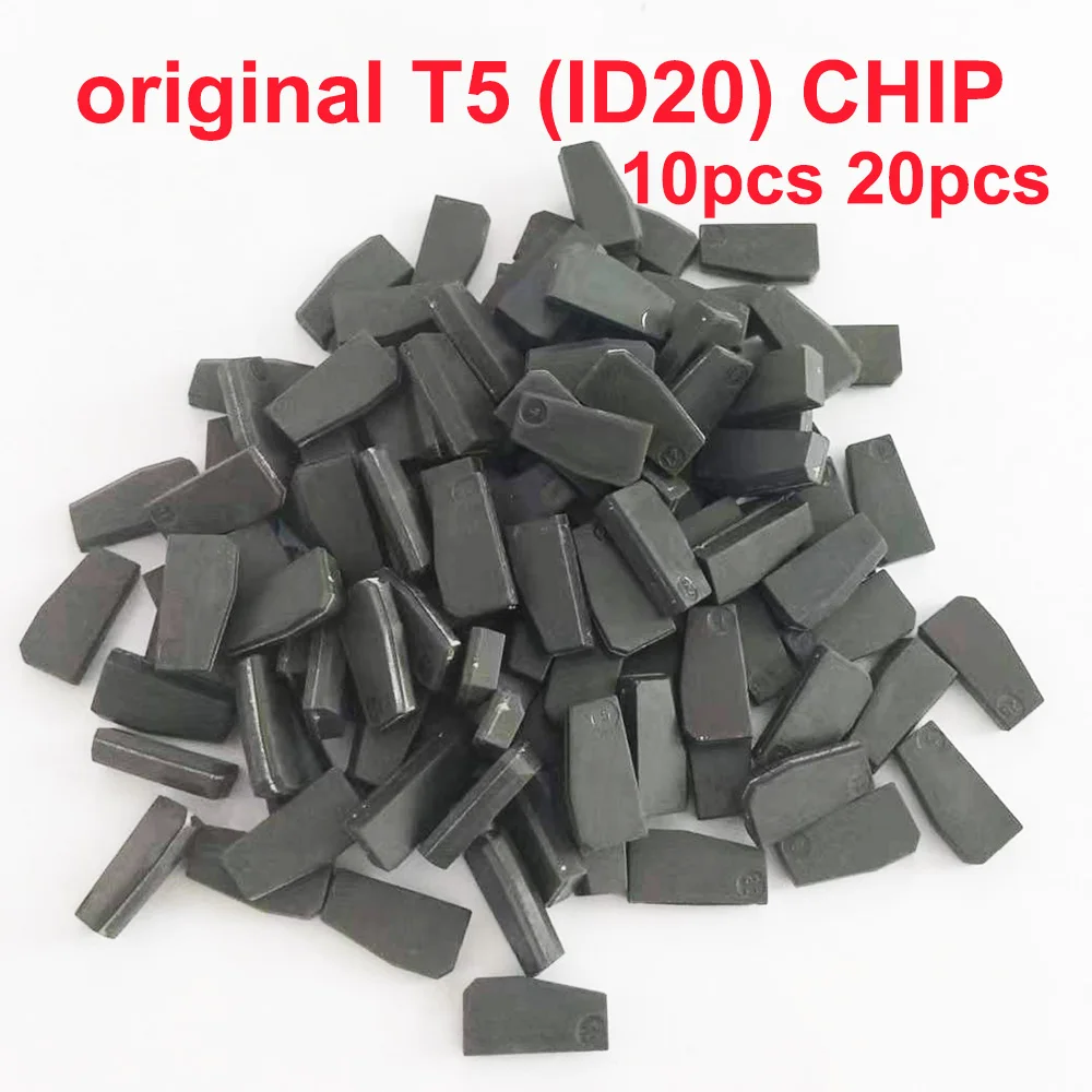 

10pcs 20pcs original T5 CHIP ID20 Car Key Locksmith Tool ID T5 Transponder Car Key Chip T5 (ID20) Ceramic Chip