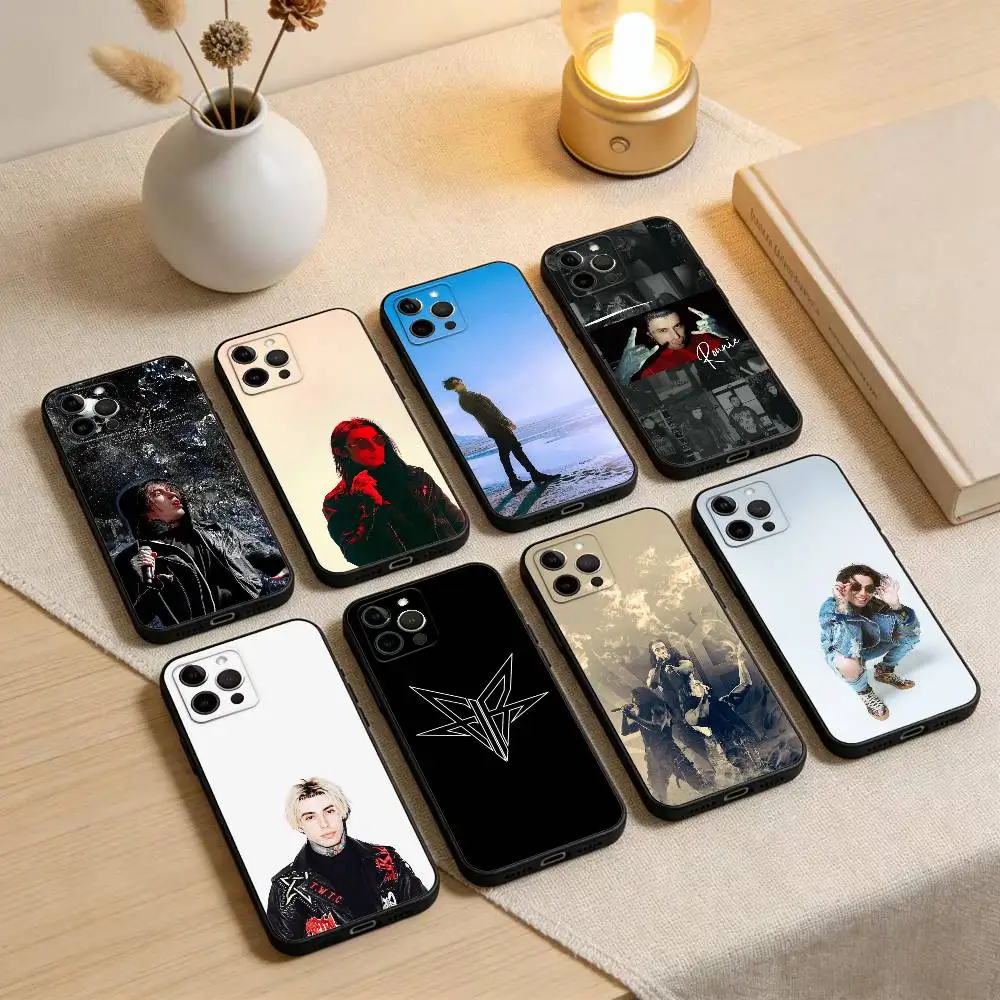 

Singer R-Ronnie Radke Rapper Phone Case For iPhone 17,16,15,14,13,12,11 Plus,Pro Max,XS,Soft Silicone Black Cover