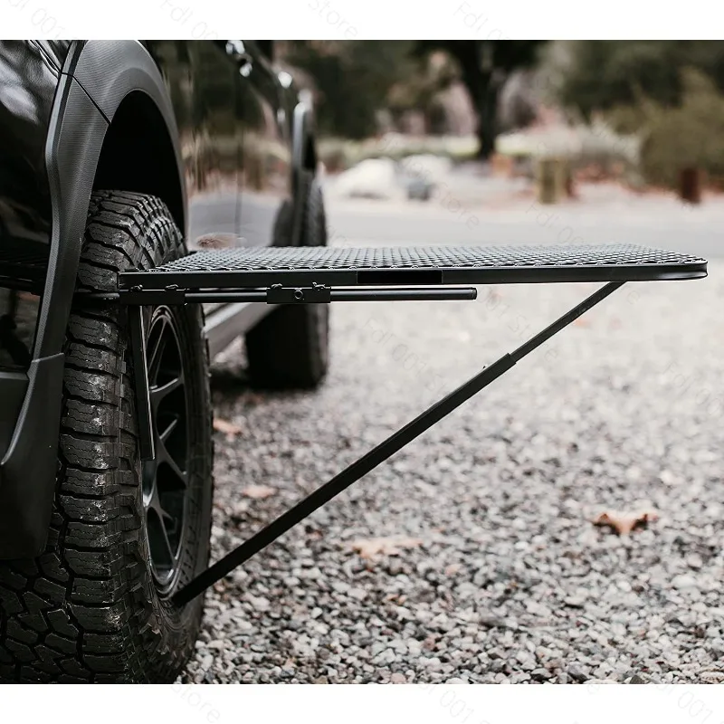 Car Camping Grill Tire Metal Folding Portable Outdoor Barbecue Table - view 5