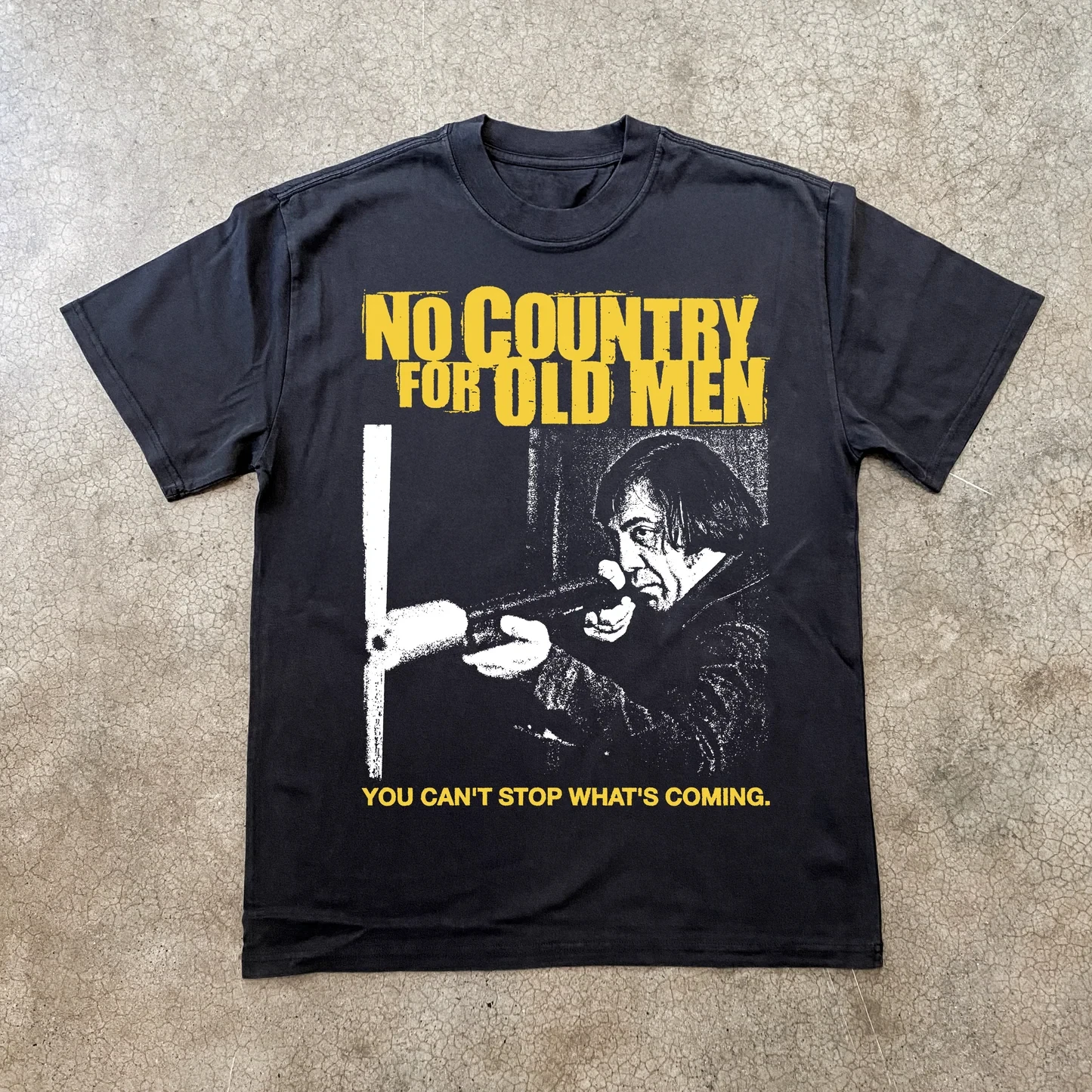 

Plus Size Summer Women's Vintage No Country For Old Men T-Shirt Cotton Breathable Stylish Versatile Street Style Oversized