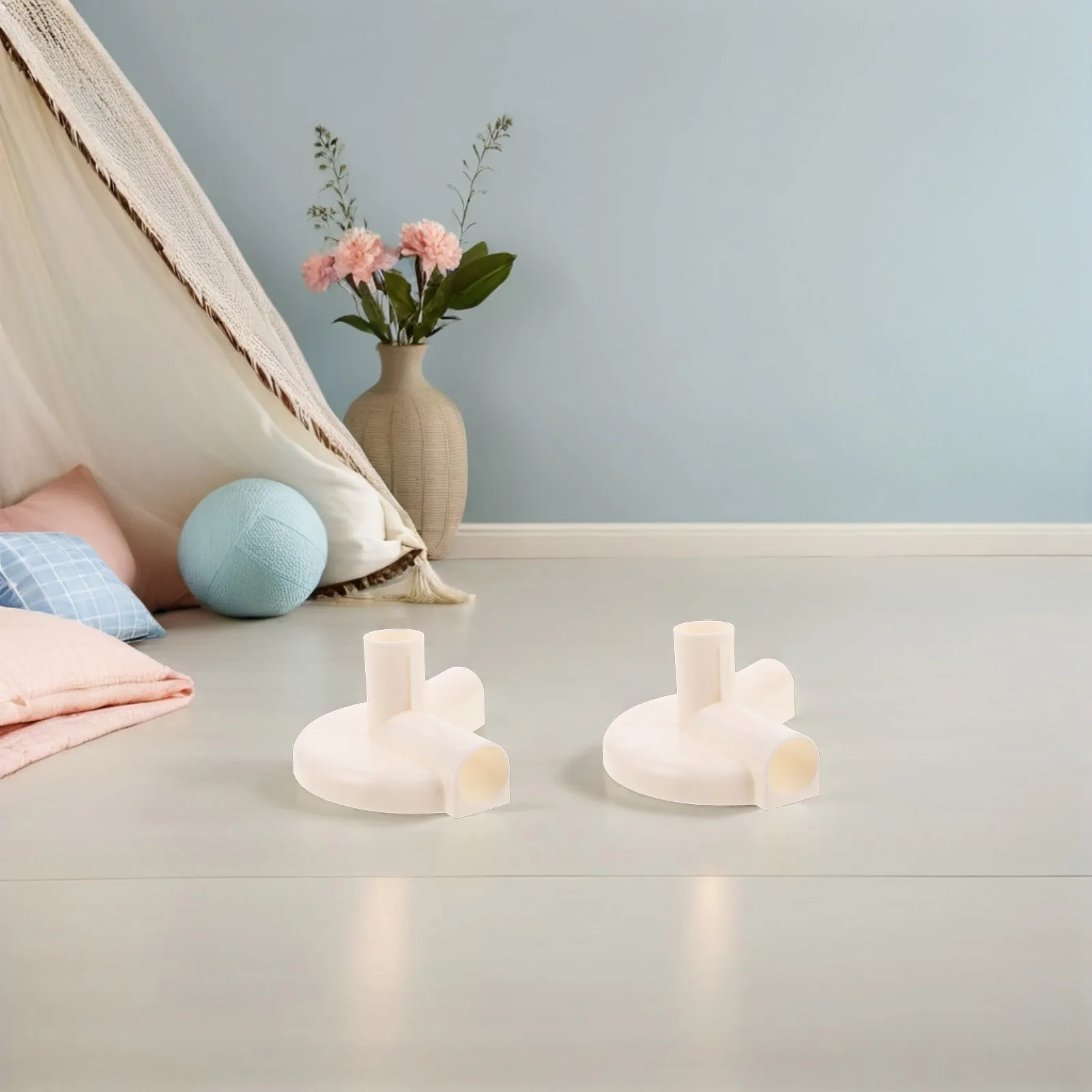 2 pezzi connettori di ricambio per box 22 mm diametro interno parti da giardino per bambini angolo adatto ventosa antiscivolo per pavimenti duri