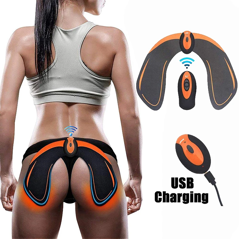 

EMS Hips Trainer Electric Muscle Stimulator With Remote USB Smart Muscle Toner Buttocks Butt Lifting Slimming Fitness Massager