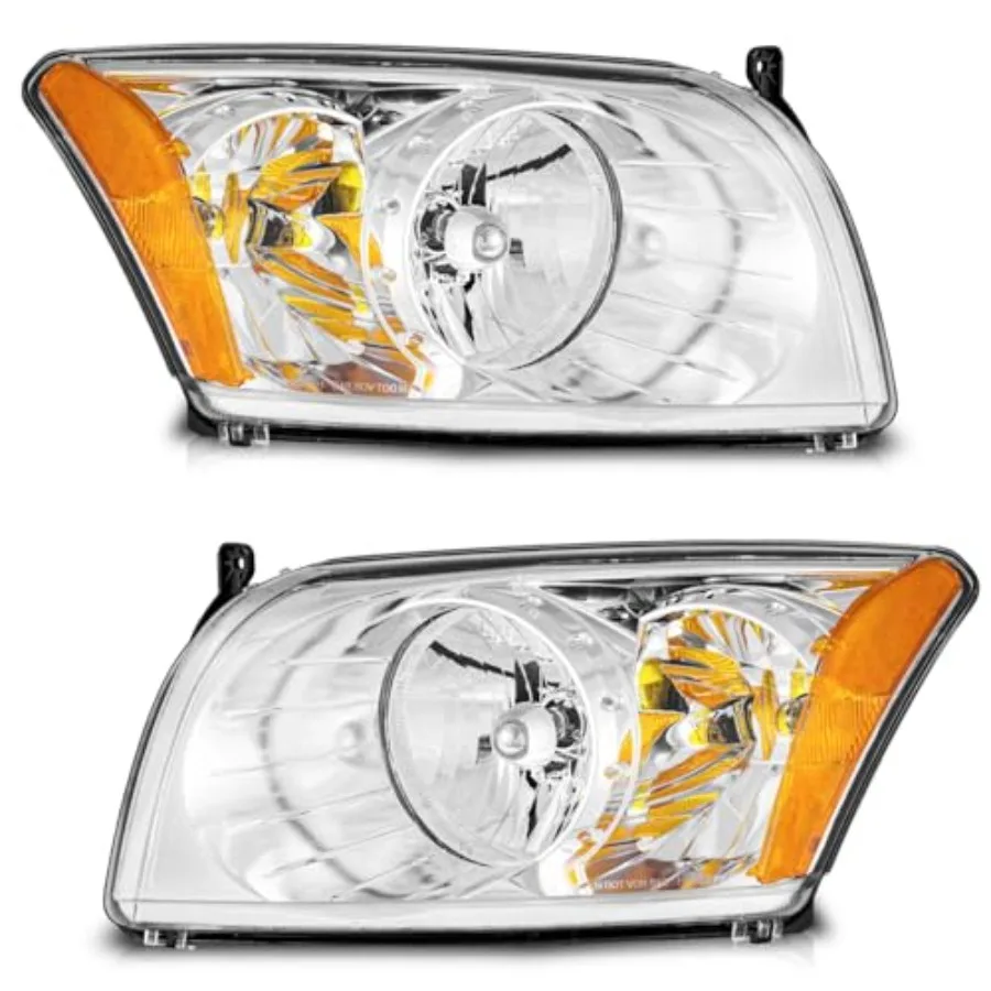 

Headlights Compatible with 20072012 Dodge Caliber Headlight Assembly for 07 2008 2009 2010 2011 2012 Caliber Halogen Replacemen